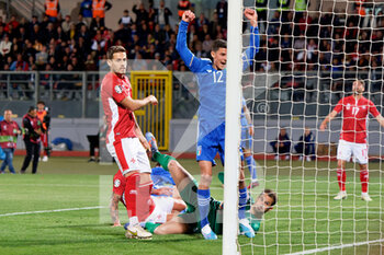 2023-03-26 - Matteo Pessina (Italy) celebrates after scoring a goal - EUROPEAN QUALIFIERS - MALTA VS ITALY - UEFA EUROPEAN - SOCCER