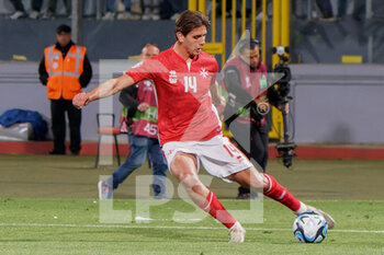 2023-03-26 - Alexander Satariano (Malta) - EUROPEAN QUALIFIERS - MALTA VS ITALY - UEFA EUROPEAN - SOCCER