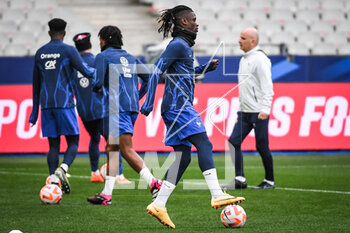 2023-03-23 - Eduardo CAMAVINGA of France during the training of the French team ahead of the UEFA Euro 2024, European Qualifiers football match between France and Netherlands, on March 23, 2023 at Stade de France in Saint-Denis near Paris, France - FOOTBALL - FRANCE V NETHERLANDS - TRAINING AND PRESS CONFERENCE - UEFA EUROPEAN - SOCCER