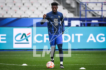 2023-03-23 - Aurelien TCHOUAMENI of France during the training of the French team ahead of the UEFA Euro 2024, European Qualifiers football match between France and Netherlands, on March 23, 2023 at Stade de France in Saint-Denis near Paris, France - FOOTBALL - FRANCE V NETHERLANDS - TRAINING AND PRESS CONFERENCE - UEFA EUROPEAN - SOCCER