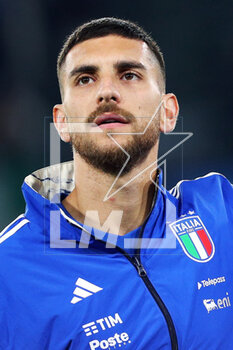 2023-03-23 - Lorenzo Pellegrini of Italy looks on during the UEFA Euro 2024, European Qualifiers, Group C football match between Italy and England on March 23, 2023 at Stadio Diego Armando Maradona in Naples, Italy - FOOTBALL - EURO 2024 - QUALIFYING - ITALY V ENGLAND - UEFA EUROPEAN - SOCCER