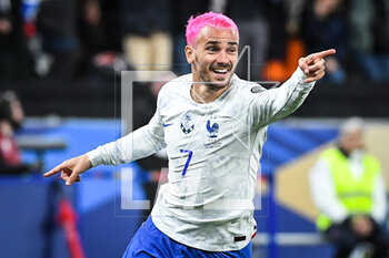 2023-03-24 - Antoine GRIEZMANN of France celebrates his goal during the UEFA Euro 2024, European Qualifiers, Group B football match between France and Netherlands on March 24, 2023 at Stade de France in Saint-Denis near Paris, France - FOOTBALL - EURO 2024 - QUALIFYING - FRANCE V NETHERLANDS - UEFA EUROPEAN - SOCCER
