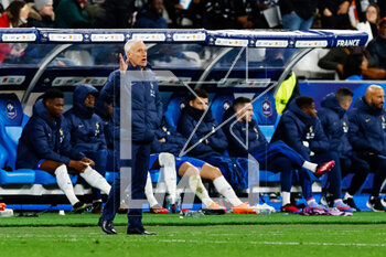 2023-03-24 - Coach Didier Deschamps of France during the UEFA Euro 2024, European Qualifiers, Group B football match between France and Netherlands on March 24, 2023 at Stade de France in Saint-Denis near Paris, France - FOOTBALL - EURO 2024 - QUALIFYING - FRANCE V NETHERLANDS - UEFA EUROPEAN - SOCCER