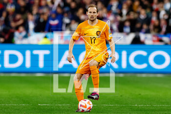 2023-03-24 - Daley Blind of the Netherlands during the UEFA Euro 2024, European Qualifiers, Group B football match between France and Netherlands on March 24, 2023 at Stade de France in Saint-Denis near Paris, France - FOOTBALL - EURO 2024 - QUALIFYING - FRANCE V NETHERLANDS - UEFA EUROPEAN - SOCCER