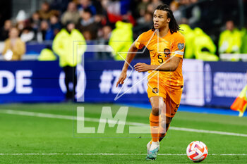 2023-03-24 - Nathan Ake of the Netherlands during the UEFA Euro 2024, European Qualifiers, Group B football match between France and Netherlands on March 24, 2023 at Stade de France in Saint-Denis near Paris, France - FOOTBALL - EURO 2024 - QUALIFYING - FRANCE V NETHERLANDS - UEFA EUROPEAN - SOCCER