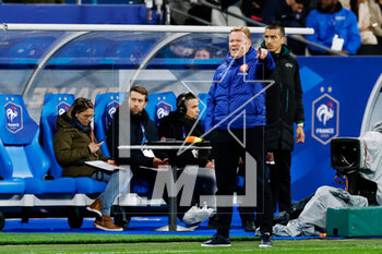 2023-03-24 - Coach Ronald Koeman of the Netherlands during the UEFA Euro 2024, European Qualifiers, Group B football match between France and Netherlands on March 24, 2023 at Stade de France in Saint-Denis near Paris, France - FOOTBALL - EURO 2024 - QUALIFYING - FRANCE V NETHERLANDS - UEFA EUROPEAN - SOCCER