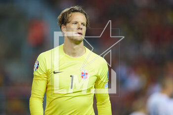 2023-03-25 - Orjan Nyland of Norway during the UEFA EURO 2024, European Qualifiers group A football match between Spain and Norway on March 25, 2023 at La Rosaleda Stadium in Malaga, Spain - FOOTBALL - EURO 2024 - QUALIFYING - SPAIN V NORWAY - UEFA EUROPEAN - SOCCER