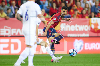 2023-03-25 - Mikel Merino of Spain during the UEFA EURO 2024, European Qualifiers group A football match between Spain and Norway on March 25, 2023 at La Rosaleda Stadium in Malaga, Spain - FOOTBALL - EURO 2024 - QUALIFYING - SPAIN V NORWAY - UEFA EUROPEAN - SOCCER