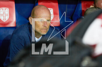2023-03-25 - Stale Solbakken, head coach of Norway during the UEFA EURO 2024, European Qualifiers group A football match between Spain and Norway on March 25, 2023 at La Rosaleda Stadium in Malaga, Spain - FOOTBALL - EURO 2024 - QUALIFYING - SPAIN V NORWAY - UEFA EUROPEAN - SOCCER