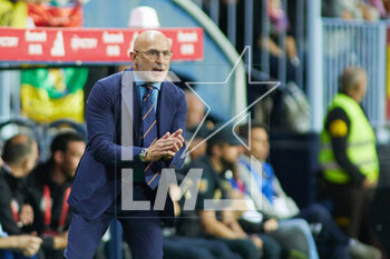 2023-03-25 - Luis de la Fuente, head coach of Spain during the UEFA EURO 2024, European Qualifiers group A football match between Spain and Norway on March 25, 2023 at La Rosaleda Stadium in Malaga, Spain - FOOTBALL - EURO 2024 - QUALIFYING - SPAIN V NORWAY - UEFA EUROPEAN - SOCCER