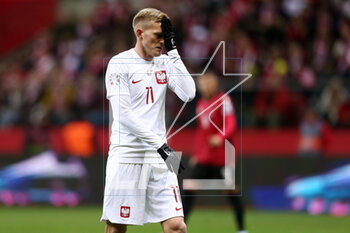 2023-03-27 - Karol Swiderski of Poland during the UEFA Euro 2024, European Qualifiers, Group E football match between Poland and Albania on March 27, 2023 at PGE Narodowy in Warsaw, Poland - FOOTBALL - EURO 2024 - QUALIFYING - POLAND V ALBANIA - UEFA EUROPEAN - SOCCER