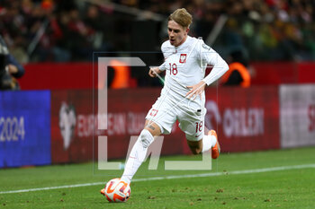 2023-03-27 - Michal Skoras of Poland during the UEFA Euro 2024, European Qualifiers, Group E football match between Poland and Albania on March 27, 2023 at PGE Narodowy in Warsaw, Poland - FOOTBALL - EURO 2024 - QUALIFYING - POLAND V ALBANIA - UEFA EUROPEAN - SOCCER