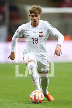 2023-03-27 - Michal Skoras of Poland during the UEFA Euro 2024, European Qualifiers, Group E football match between Poland and Albania on March 27, 2023 at PGE Narodowy in Warsaw, Poland - FOOTBALL - EURO 2024 - QUALIFYING - POLAND V ALBANIA - UEFA EUROPEAN - SOCCER