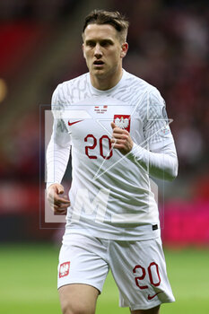 2023-03-27 - Piotr Zielinski of Poland during the UEFA Euro 2024, European Qualifiers, Group E football match between Poland and Albania on March 27, 2023 at PGE Narodowy in Warsaw, Poland - FOOTBALL - EURO 2024 - QUALIFYING - POLAND V ALBANIA - UEFA EUROPEAN - SOCCER