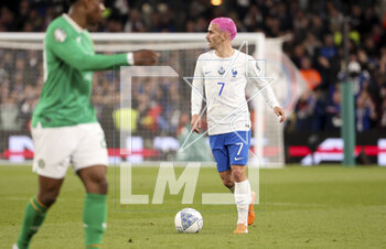 2023-03-27 - Antoine Griezmann of France during the UEFA Euro 2024, European Qualifiers, Group B football match between Republic of Ireland and France on March 27, 2023 at Dublin Arena in Dublin, Republic of Ireland - FOOTBALL - EURO 2024 - QUALIFYING - REPUBLIC OF IRELAND V FRANCE - UEFA EUROPEAN - SOCCER