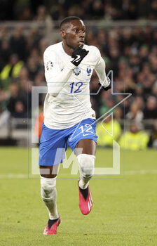 2023-03-27 - Rando Kolo Muani of France during the UEFA Euro 2024, European Qualifiers, Group B football match between Republic of Ireland and France on March 27, 2023 at Dublin Arena in Dublin, Republic of Ireland - FOOTBALL - EURO 2024 - QUALIFYING - REPUBLIC OF IRELAND V FRANCE - UEFA EUROPEAN - SOCCER