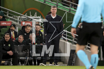 2023-03-27 - Coach of Ireland Stephen Kenny during the UEFA Euro 2024, European Qualifiers, Group B football match between Republic of Ireland and France on March 27, 2023 at Dublin Arena in Dublin, Republic of Ireland - FOOTBALL - EURO 2024 - QUALIFYING - REPUBLIC OF IRELAND V FRANCE - UEFA EUROPEAN - SOCCER