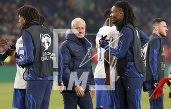 2023-03-27 - Coach of France Didier Deschamps celebrates the victory following the UEFA Euro 2024, European Qualifiers, Group B football match between Republic of Ireland and France on March 27, 2023 at Dublin Arena in Dublin, Republic of Ireland - FOOTBALL - EURO 2024 - QUALIFYING - REPUBLIC OF IRELAND V FRANCE - UEFA EUROPEAN - SOCCER