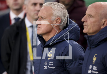 2023-03-27 - Coach of France Didier Deschamps during the UEFA Euro 2024, European Qualifiers, Group B football match between Republic of Ireland and France on March 27, 2023 at Dublin Arena in Dublin, Republic of Ireland - FOOTBALL - EURO 2024 - QUALIFYING - REPUBLIC OF IRELAND V FRANCE - UEFA EUROPEAN - SOCCER