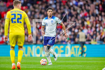 2023-03-28 - England midfielder Jude Bellingham during the UEFA Euro 2024, European Qualifiers football match between England and Ukraine on 26 March 2023 at Wembley Stadium in London, England - FOOTBALL - EURO 2024 - QUALIFYING - ENGLAND V UKRAINE - UEFA EUROPEAN - SOCCER