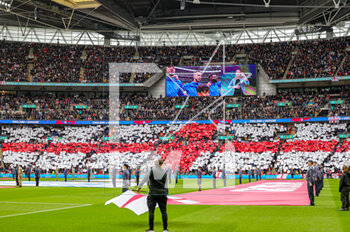 2023-03-28 - England fans during the UEFA Euro 2024, European Qualifiers football match between England and Ukraine on 26 March 2023 at Wembley Stadium in London, England - FOOTBALL - EURO 2024 - QUALIFYING - ENGLAND V UKRAINE - UEFA EUROPEAN - SOCCER