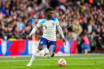 2023-03-28 - England midfielder Bukayo Saka during the UEFA Euro 2024, European Qualifiers football match between England and Ukraine on 26 March 2023 at Wembley Stadium in London, England - FOOTBALL - EURO 2024 - QUALIFYING - ENGLAND V UKRAINE - UEFA EUROPEAN - SOCCER