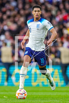 2023-03-28 - England midfielder Jude Bellingham during the UEFA Euro 2024, European Qualifiers football match between England and Ukraine on 26 March 2023 at Wembley Stadium in London, England - FOOTBALL - EURO 2024 - QUALIFYING - ENGLAND V UKRAINE - UEFA EUROPEAN - SOCCER