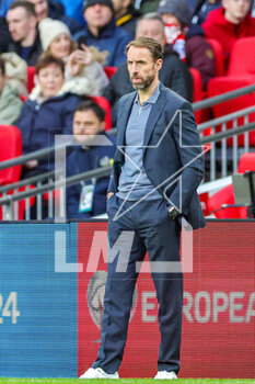 2023-03-28 - England Manager Gareth Southgate during the UEFA Euro 2024, European Qualifiers football match between England and Ukraine on 26 March 2023 at Wembley Stadium in London, England - FOOTBALL - EURO 2024 - QUALIFYING - ENGLAND V UKRAINE - UEFA EUROPEAN - SOCCER