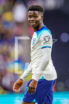 2023-03-28 - England midfielder Bukayo Saka during the UEFA Euro 2024, European Qualifiers football match between England and Ukraine on 26 March 2023 at Wembley Stadium in London, England - FOOTBALL - EURO 2024 - QUALIFYING - ENGLAND V UKRAINE - UEFA EUROPEAN - SOCCER