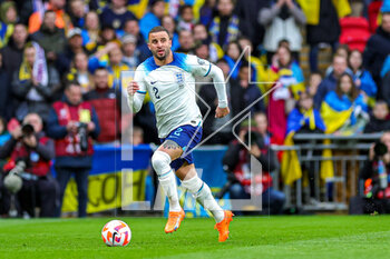 2023-03-28 - England defender Kyle Walker during the UEFA Euro 2024, European Qualifiers football match between England and Ukraine on 26 March 2023 at Wembley Stadium in London, England - FOOTBALL - EURO 2024 - QUALIFYING - ENGLAND V UKRAINE - UEFA EUROPEAN - SOCCER