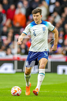 2023-03-28 - England defender Harry Maguire during the UEFA Euro 2024, European Qualifiers football match between England and Ukraine on 26 March 2023 at Wembley Stadium in London, England - FOOTBALL - EURO 2024 - QUALIFYING - ENGLAND V UKRAINE - UEFA EUROPEAN - SOCCER