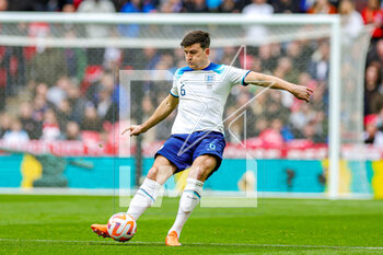 2023-03-28 - England defender Harry Maguire during the UEFA Euro 2024, European Qualifiers football match between England and Ukraine on 26 March 2023 at Wembley Stadium in London, England - FOOTBALL - EURO 2024 - QUALIFYING - ENGLAND V UKRAINE - UEFA EUROPEAN - SOCCER