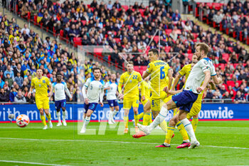 2023-03-28 - England forward Harry Kane (9) scores a goal 1-0 during the UEFA Euro 2024, European Qualifiers football match between England and Ukraine on 26 March 2023 at Wembley Stadium in London, England - FOOTBALL - EURO 2024 - QUALIFYING - ENGLAND V UKRAINE - UEFA EUROPEAN - SOCCER