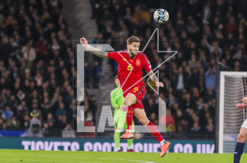 2023-03-28 - Inigo Martinez of Spain during the UEFA Euro 2024, European Qualifiers, Group A football match between Scotland and Spain on March 28, 2023 at Hampden Park in Glasgow, Scotland - FOOTBALL - EURO 2024 - QUALIFYING - SCOTLAND V SPAIN - UEFA EUROPEAN - SOCCER