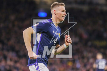 2023-03-28 - Scott McTominay of Scotland celebrates a goal during the UEFA Euro 2024, European Qualifiers, Group A football match between Scotland and Spain on March 28, 2023 at Hampden Park in Glasgow, Scotland - FOOTBALL - EURO 2024 - QUALIFYING - SCOTLAND V SPAIN - UEFA EUROPEAN - SOCCER