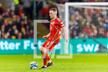2023-03-28 - Wales' midfielder Joe Morrell during the UEFA Euro 2024, European Qualifiers football match between Wales and Latvia on 28 March 2023 at the Cardiff City Stadium in Cardiff, Wales - FOOTBALL - EURO 2024 - QUALIFYING - WALES V LATVIA - UEFA EUROPEAN - SOCCER