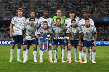 2023-06-22 - Italy U21 for team photo lined up during the first qualifying round UEFA European Under-21 Championship 2023 soccer match Italy U21 vs. France U21 at the Cluj Arena stadium in Cluj Napoca, Romania, 22nd of June 2023 - UNDER 21 MEN - FRANCE VS ITALY - UEFA EUROPEAN - SOCCER