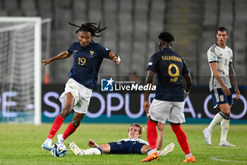 2023-06-22 - France U21’s Khephren Thuram during the first qualifying round UEFA European Under-21 Championship 2023 soccer match Italy U21 vs. France U21 at the Cluj Arena stadium in Cluj Napoca, Romania, 22nd of June 2023 - UNDER 21 MEN - FRANCE VS ITALY - UEFA EUROPEAN - SOCCER