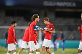 2023-06-28 - Norway U21 during the warmup for UEFA European Under-21 Championship 2023 soccer match Italy U21 vs. Norway U21 at the Cluj Arena stadium in Cluj Napoca, Romania, 28nd of June 2023 - UNDER 21 MEN - ITALY VS NORWAY - UEFA EUROPEAN - SOCCER
