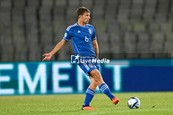 2023-06-28 - Italy U21’s Matteo Lovato during the third qualifying round UEFA European Under-21 Championship 2023 soccer match Italy U21 vs. Norway U21 at the Cluj Arena stadium in Cluj Napoca, Romania, 28nd of June 2023 - UNDER 21 MEN - ITALY VS NORWAY - UEFA EUROPEAN - SOCCER