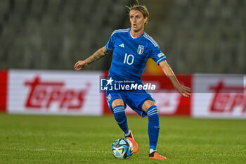 2023-06-28 - Italy U21’s Nicolo Rovella during the third qualifying round UEFA European Under-21 Championship 2023 soccer match Italy U21 vs. Norway U21 at the Cluj Arena stadium in Cluj Napoca, Romania, 28nd of June 2023 - UNDER 21 MEN - ITALY VS NORWAY - UEFA EUROPEAN - SOCCER