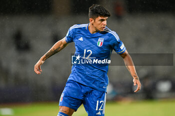 2023-06-28 - Italy U21’s Raoul Bellanova portrait during the third qualifying round UEFA European Under-21 Championship 2023 soccer match Italy U21 vs. Norway U21 at the Cluj Arena stadium in Cluj Napoca, Romania, 28nd of June 2023 - UNDER 21 MEN - ITALY VS NORWAY - UEFA EUROPEAN - SOCCER