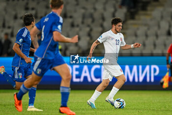 2023-06-28 - dNorway U21’s Christos Zafeiris during the third qualifying round UEFA European Under-21 Championship 2023 soccer match Italy U21 vs. Norway U21 at the Cluj Arena stadium in Cluj Napoca, Romania, 28nd of June 2023 - UNDER 21 MEN - ITALY VS NORWAY - UEFA EUROPEAN - SOCCER