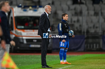 2023-06-28 - Paolo Nicolato head coach of Italy U21 shows his disappointment during the third qualifying round UEFA European Under-21 Championship 2023 soccer match Italy U21 vs. Norway U21 at the Cluj Arena stadium in Cluj Napoca, Romania, 28nd of June 2023 - UNDER 21 MEN - ITALY VS NORWAY - UEFA EUROPEAN - SOCCER