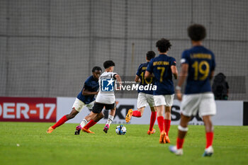 2023-06-02 - Germany U17’s Fayssal Harchaoui during the final phase Under-17 Championship Hungary 2023 soccer match Germany U17 vs. France U17 at the Nandor Hidegkuti Stadion stadium in Budapest, Hungary, 2nd of June 2023 - UNDER 17 FINAL - GERMANY VS FRANCE - UEFA EUROPEAN - SOCCER