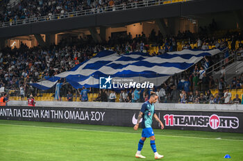 2023-06-16 - Greek fans during the UEFA EURO 2024 qualifying round group B match between Greece and the Republic of Ireland at OPAP Arena on May 16, 2023, in Athens, Greece. - QUALIFICATIONS - GREECE VS IRELAND - UEFA EUROPEAN - SOCCER