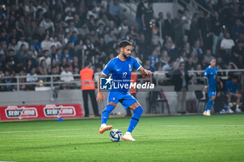 2023-06-16 - 17 PANTELIS HATZIDIAKOS of Greece during the UEFA EURO 2024 qualifying round group B match between Greece and the Republic of Ireland at OPAP Arena on May 16, 2023, in Athens, Greece. - QUALIFICATIONS - GREECE VS IRELAND - UEFA EUROPEAN - SOCCER