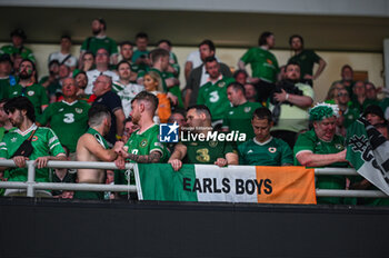 2023-06-16 - Republic of Ireland supporters after the UEFA EURO 2024 qualifying round group B match between Greece and the Republic of Ireland at OPAP Arena on May 16, 2023, in Athens, Greece. - QUALIFICATIONS - GREECE VS IRELAND - UEFA EUROPEAN - SOCCER