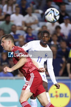2023-06-16 - Ousmane Dembele of France during the UEFA Euro 2024, European Qualifiers, Group B, football match between Gibraltar and France on June 16, 2023 at Estadio Algarve in Faro, Portugal - FOOTBALL - EURO 2024 - QUALIFYING - GIBRALTAR V FRANCE - UEFA EUROPEAN - SOCCER