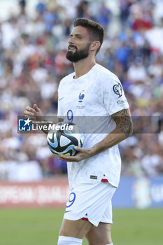 2023-06-16 - Olivier Giroud of France celebrates his goal during the UEFA Euro 2024, European Qualifiers, Group B, football match between Gibraltar and France on June 16, 2023 at Estadio Algarve in Faro, Portugal - FOOTBALL - EURO 2024 - QUALIFYING - GIBRALTAR V FRANCE - UEFA EUROPEAN - SOCCER